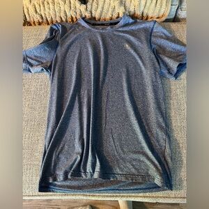 Adidas Heathered Blue Performance Tee